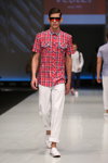 Vester show — CPM SS2015 (looks: red checkered shirt, white dress boot, white trousers)