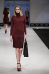 Trends show — CPM FW14/15 (looks: burgundy jumper, burgundy sandals, black bag)