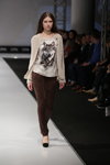 Trends show — CPM FW14/15 (looks: white printed top, brown trousers)