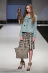 Trends show — CPM FW14/15 (looks: sky blue blazer, grey checkered skirt, )