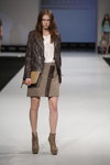 Trends show — CPM FW14/15 (looks: brown leather biker jacket, white top, )