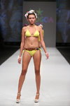Agogoa show — CPM SS2015 (looks: yellow swimsuit, , white pumps)