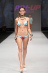 Pin-Up Stars show — CPM SS2015 (looks: flowerfloral swimsuit)
