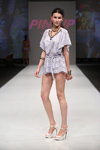 Pin-Up Stars show — CPM SS2015 (looks: lace tunic, white sandals)