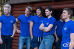 Фотофакт: белорусские мистеры и мисс активно отдохнули (наряды и образы: синяя футболка)