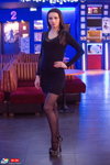 Знакомьтесь: финалистки конкурса "Мисс Брянск 2014" (наряды и образы: чёрное платье, чёрные прозрачные колготки)