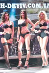В Киеве выбрали "Мисс Harley-Davidson 2014" (наряды и образы: чёрные чулки с кружевной резинкой, чёрный бюстгальтер, чёрные трусы)