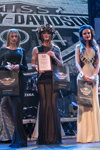  (слева направо) Катя Добренко, Елена Кожарко и Галина Рогозина. В Киеве выбрали "Мисс Harley-Davidson 2014"