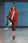 Показ D.EFECT — Riga Fashion Week AW14/15 (наряды и образы: бордовое платье)