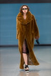 D.EFECT show — Riga Fashion Week AW14/15 (looks: brown fur coat)