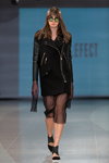 D.EFECT show — Riga Fashion Week AW14/15 (looks: black leather biker jacket)