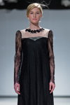 Показ Katya Katya Shehurina — Riga Fashion Week AW14/15 (наряды и образы: чёрное гипюровое платье)