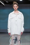 Pokaz M-Couture — Riga Fashion Week AW14/15 (ubrania i obraz: żakiet biały)