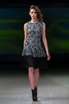 Показ Narciss — Riga Fashion Week AW14/15 (наряды и образы: серое платье)
