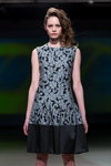 Pokaz Narciss — Riga Fashion Week AW14/15 (ubrania i obraz: sukienka szara)