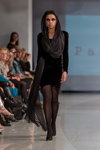 Показ Paola Balzano — Riga Fashion Week AW14/15 (наряды и образы: чёрные колготки)