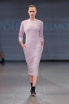 Pokaz Pohjanheimo — Riga Fashion Week AW14/15 (ubrania i obraz: sukienka różowa)
