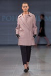Pokaz Pohjanheimo — Riga Fashion Week AW14/15 (ubrania i obraz: palto różowe)
