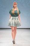 Modenschau von QooQoo — Riga Fashion Week AW14/15 (Looks: aquamarines Top)