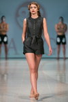 ASG show — Riga Fashion Week SS15 (looks: black jumpsuit)