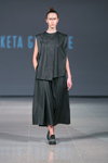 Pokaz Keta Gutmane — Riga Fashion Week SS15 (ubrania i obraz: kostium czarny)