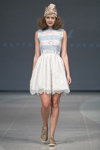 Katya Katya Shehurina show — Riga Fashion Week SS15 (looks: white lace dress)