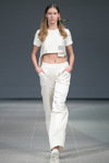 Pokaz Marco Grisolia — Riga Fashion Week SS15 (ubrania i obraz: kostium biały)