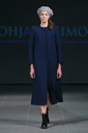 Pokaz Pohjanheimo — Riga Fashion Week SS15 (ubrania i obraz: palto midi niebieskie)