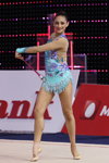 Individual competition (clubs) — World Cup 2014 (looks: sky blue leotard)