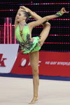 Ekaterina Volkova. Übung mit den Keulen — Weltcup 2014