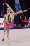 Victoria Veinberg Filanovsky. Übung mit den Keulen — Weltcup 2014