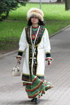 В Минске состоялся всебелорусский Сабантуй (наряды и образы: меховая шапка)