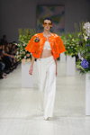 Andre Tan show — Ukrainian Fashion Week SS15 (looks: white trousers)