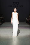Pokaz ELENAREVA — Ukrainian Fashion Week SS15 (ubrania i obraz: suknia wieczorowa biała)