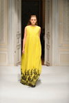Anastasiia Ivanova show — Ukrainian Fashion Week SS15 (looks: yellow dress)