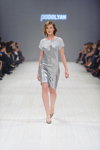 Alena Ruban. PODOLYAN show — Ukrainian Fashion Week SS15 (looks: silver dress)
