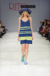 Pokaz RITO — Ukrainian Fashion Week SS15 (ubrania i obraz: kapelusz niebieski, buty sportowe błękitne)