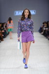 ZABELINA show — Ukrainian Fashion Week SS15 (looks: lilac shorts)