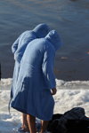 Epiphany Bathing. 2014 (looks: sky blue bathrobe)