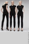 Лукбук PODOLYAN FW14/15 (наряды и образы: чёрная блуза, чёрные брюки)