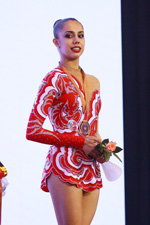 на Етапі Кубка Світу з художньої гімнастики (Мінськ, 2014 року). Маргарита Мамун