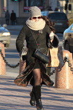 Moda en la calle en Minsk. 12/2014