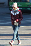 Мороз и солнце. Зимняя уличная мода в Минске (наряды и образы: синие джинсы)