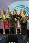Церемония награждения юниорок на Чемпионате Европе (Минск 2015) (персоны: Алина Горносько, Марина Лобач)