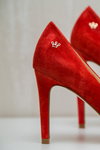 Lilly`s Closet. Шоу-рум бразильського взуття: Cristofoli, Dumond, Grendha, Lilly`s Closet і Ortope (наряди й образи: замшеві червоні туфлі)