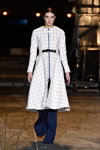 Mark Kenly Domino Tan show — Copenhagen Fashion Week AW15/16 (looks: white checkered coat)
