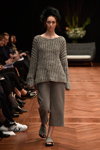 Nicklas Skovgaard show — Copenhagen Fashion Week AW15/16 (looks: knitted grey jumper, grey trousers)