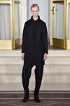 Veronica B. Vallenes show — Copenhagen Fashion Week AW15/16 (looks: black coat, black trousers)