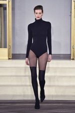 Wolford show — Copenhagen Fashion Week AW15/16 (looks: black tights which imitate stockings)