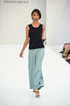 Fonnesbech show — Copenhagen Fashion Week SS16 (looks: black top, sky blue trousers)